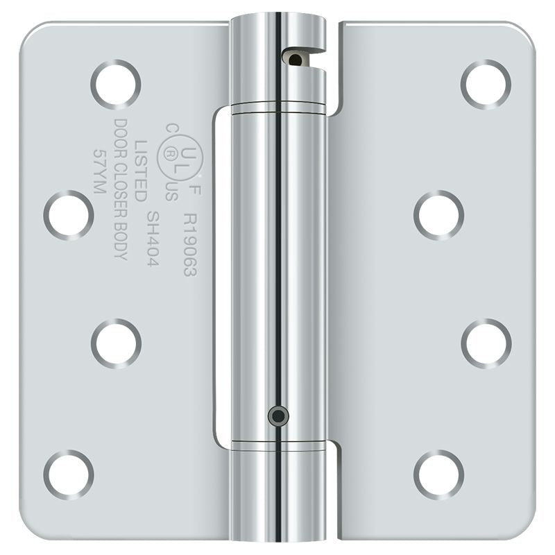 Deltana 4" x 4" x 1/4" Spring Hinge; Deltana