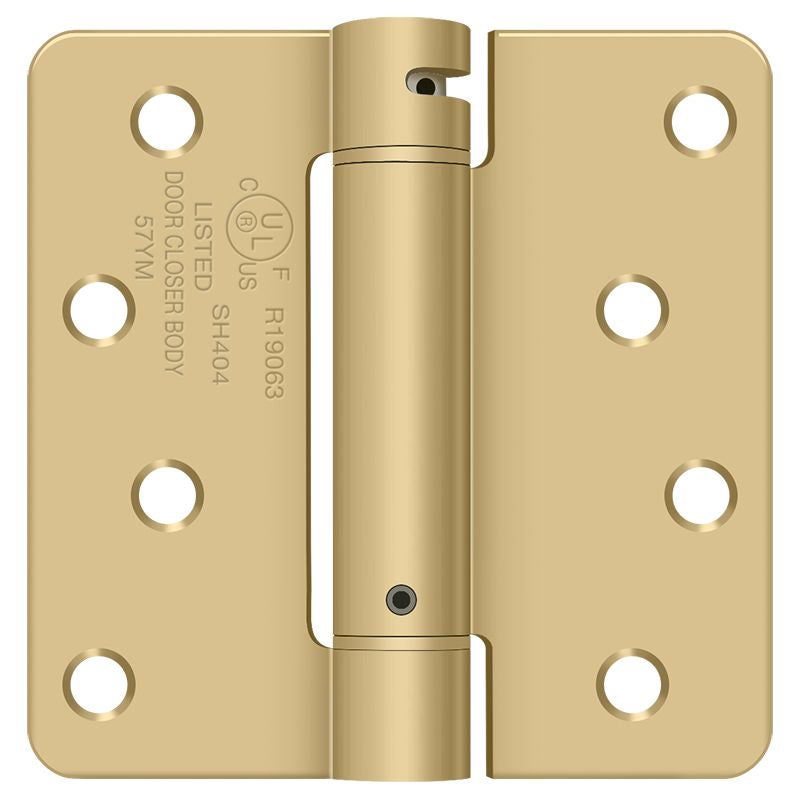 Deltana 4" x 4" x 1/4" Spring Hinge; Deltana