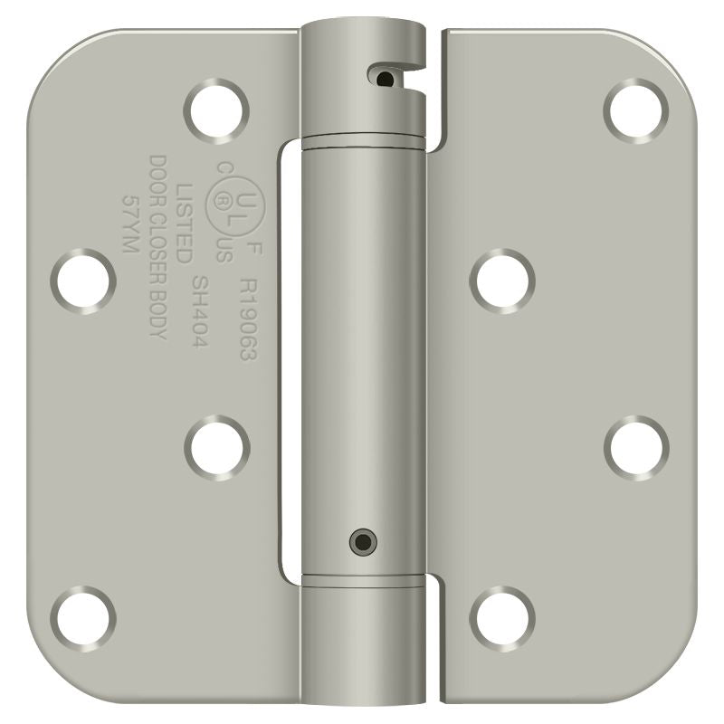 Deltana 4" x4" 5/8" Radius Spring Hinge Benchmark; Deltana