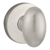 Baldwin Reserve Entry Ellipse Knob and Contemporary Round Rose with 6AL Latch and Dual Strike Baldwin Reserve