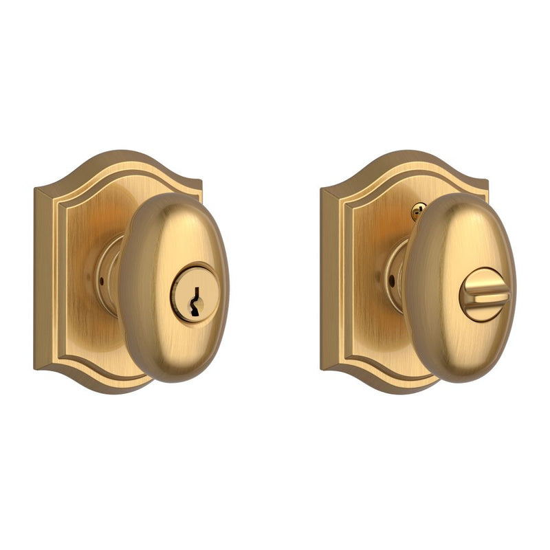 Baldwin Reserve Ellipse Knob Entry with 6AL Latch and Dual Strike Baldwin Reserve