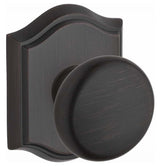 Baldwin Reserve Entry Round Knob and Traditional Arch Rose with 6AL Latch and Dual Strike Baldwin Reserve
