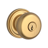 Baldwin Reserve Round Knob Entry with 6AL Latch and Dual Strike Baldwin Reserve