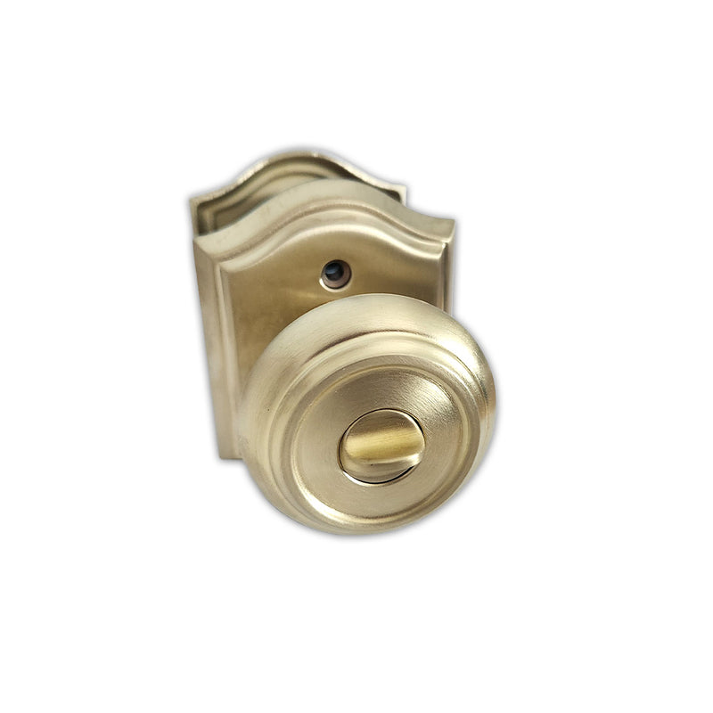 Baldwin Reserve Traditional Knob Entry with 6AL Latch and Dual Strike Baldwin Reserve