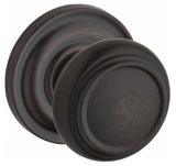 Baldwin Reserve Entry Traditional Knob and Traditional Round Rose with 6AL Latch and Dual Strike Baldwin Reserve