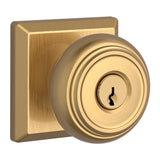 Baldwin Reserve Traditional Knob Entry with 6AL Latch and Dual Strike Baldwin Reserve