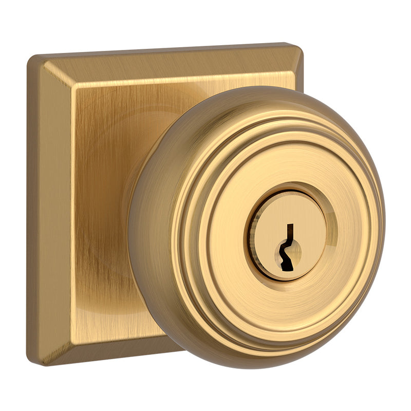 Baldwin Reserve Traditional Knob Entry with 6AL Latch and Dual Strike Baldwin Reserve