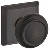 Baldwin Reserve Entry Traditional Knob and Traditional Square Rose with 6AL Latch and Dual Strike Baldwin Reserve