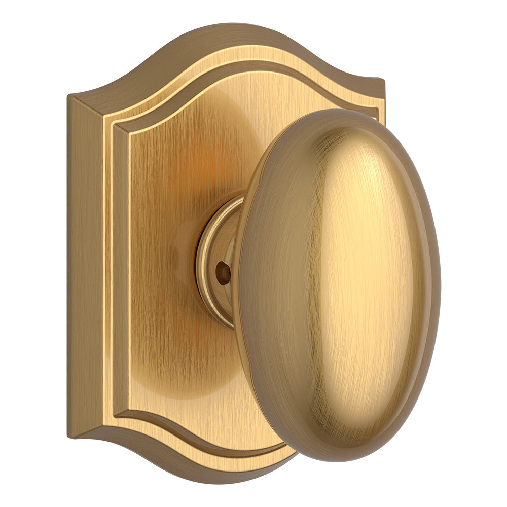 Baldwin Reserve Full Dummy Ellipse Knob and Traditional Arch Rose Baldwin Reserve