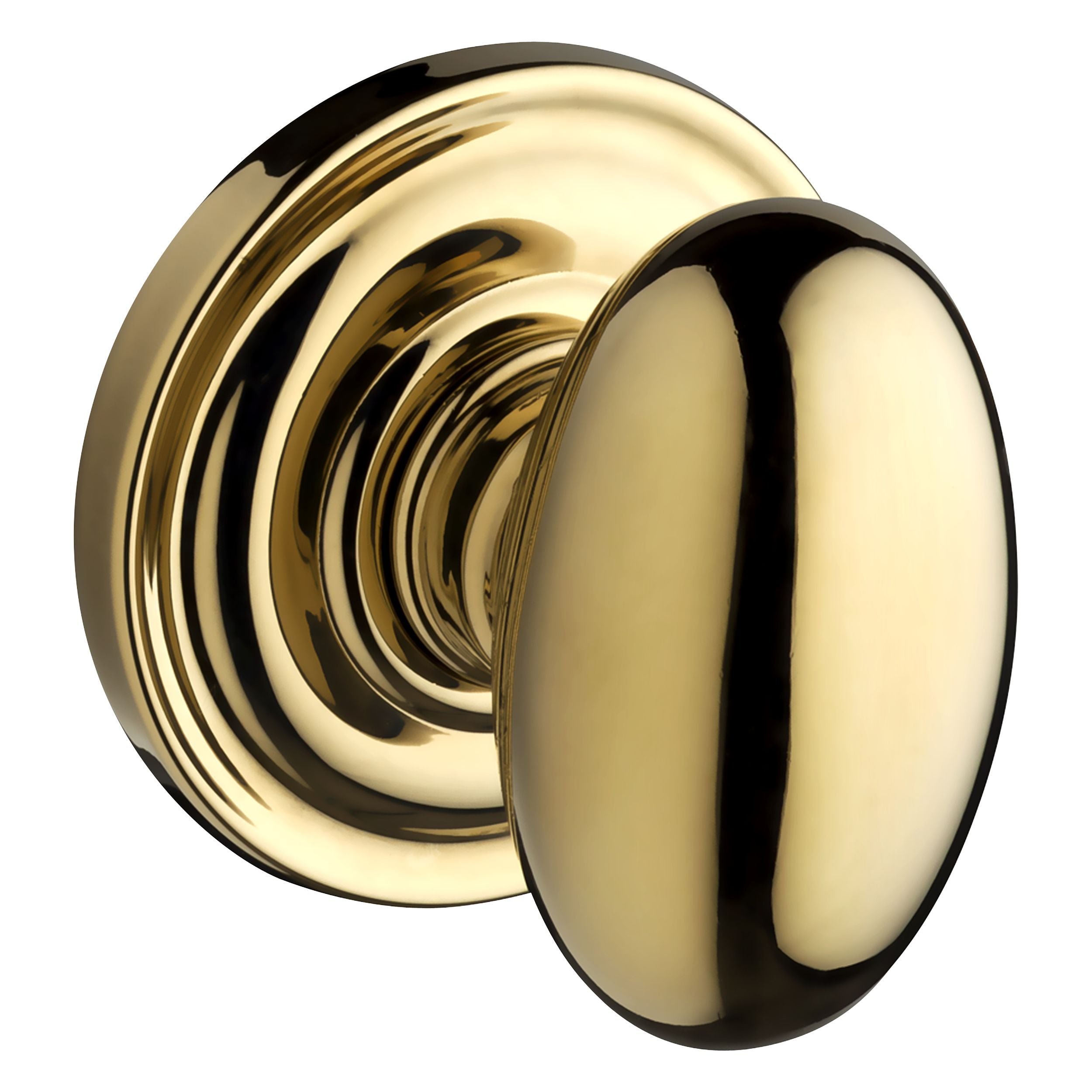 Baldwin Reserve Full Dummy Ellipse Knob and Traditional Round Rose Baldwin Reserve