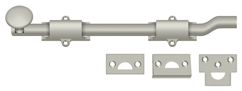 Deltana 10" Surface Bolt with Offset; Heavy Duty; Deltana