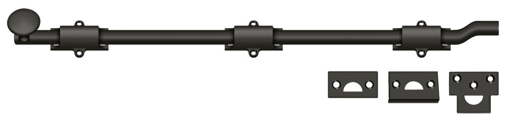 Deltana 18" Surface Bolt with Offset; Heavy Duty; Deltana