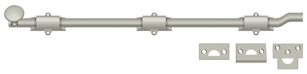 Deltana 18" Surface Bolt with Offset; Heavy Duty; Deltana