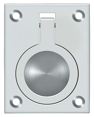 Deltana Flush Ring Pull; 2-1/2" x 1 7/8"; Deltana