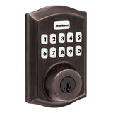 Kwikset Traditional Home Connect Keypad Connected Smart Lock Deadbolt with Z-Wave 700 and SmartKey Kwikset