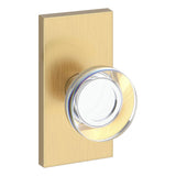 Baldwin Reserve Contemporary Crystal Knob Half Dummy Baldwin Reserve