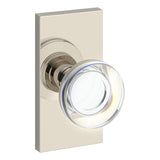 Baldwin Reserve Half Dummy Contemporary Crystal Knob and Contemporary 5" Rose Baldwin Reserve