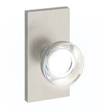 Baldwin Reserve Half Dummy Contemporary Crystal Knob and Contemporary 5" Rose Baldwin Reserve