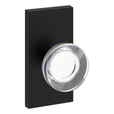 Baldwin Reserve Half Dummy Contemporary Crystal Knob and Contemporary 5" Rose Baldwin Reserve