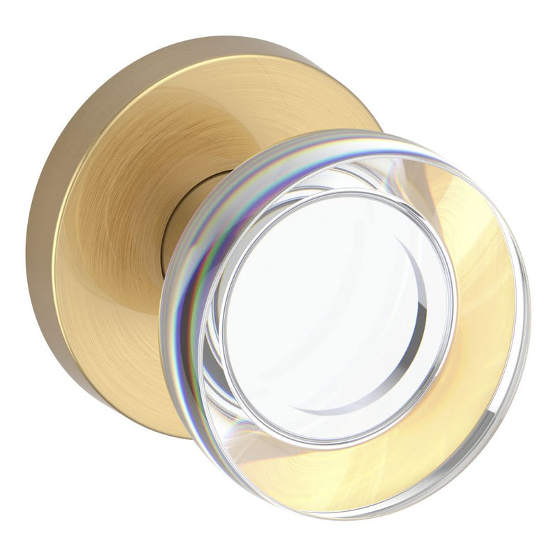 Baldwin Reserve Contemporary Crystal Knob Half Dummy Baldwin Reserve
