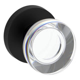 Baldwin Reserve Half Dummy Contemporary Crystal Knob and Contemporary Round Rose Baldwin Reserve