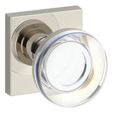 Baldwin Reserve Half Dummy Contemporary Crystal Knob and Contemporary Square Rose Baldwin Reserve