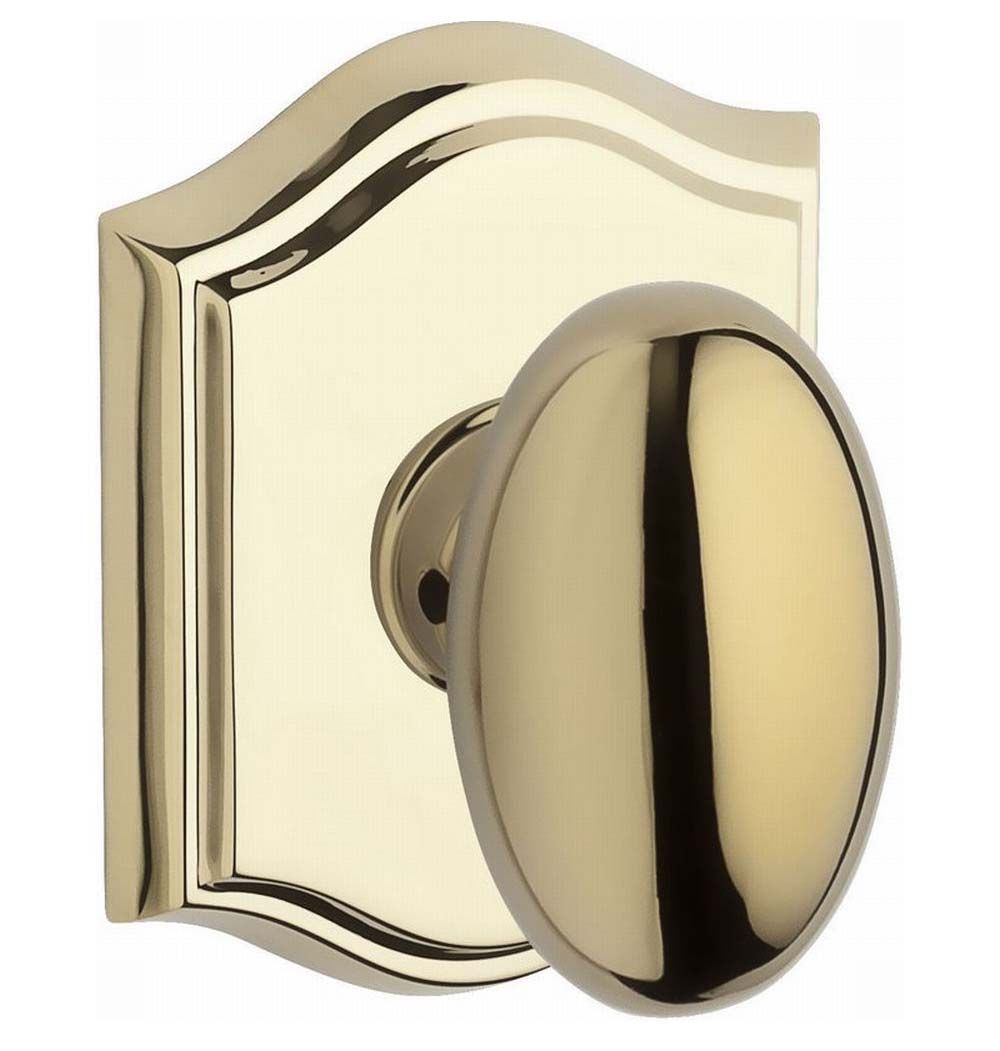 Baldwin Reserve Half Dummy Ellipse Knob and Traditional Arch Rose Baldwin Reserve