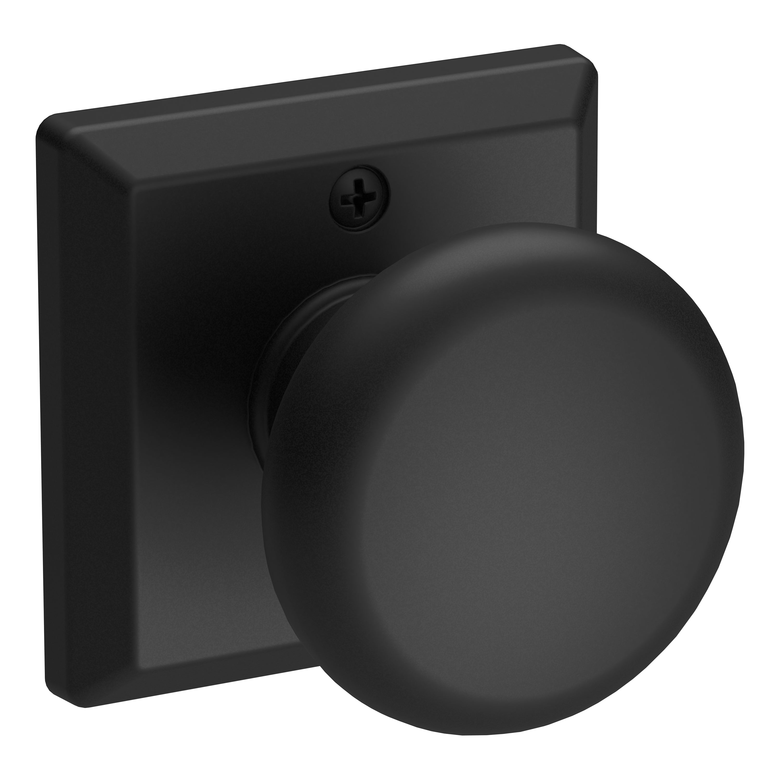 Baldwin Reserve Half Dummy Round Knob and Traditional Square Rose Baldwin Reserve