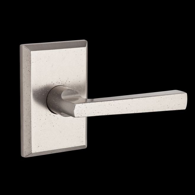 Baldwin Reserve Half Dummy Taper Lever and Rustic Square Rose Baldwin Reserve