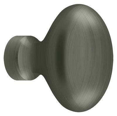 Deltana KE12 Knob; Oval/Egg Shape; Deltana