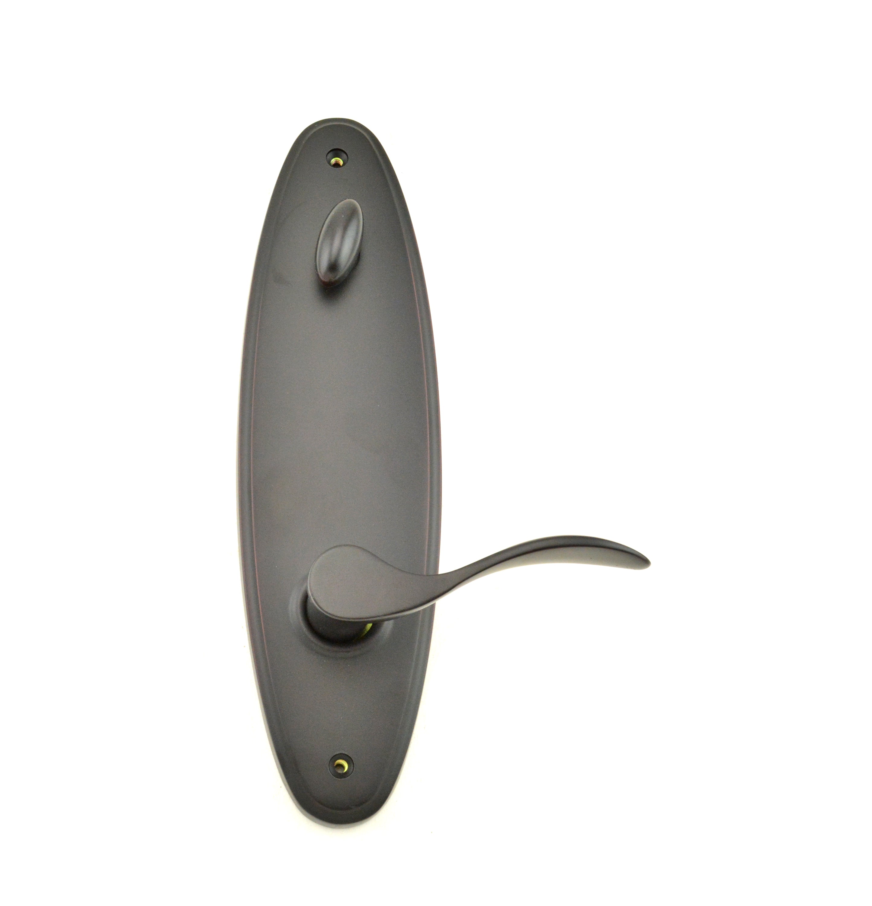 Weslock Bordeau Interior Single Cylinder Handleset Trim for Stanford with Adjustable Latch and Round Corner Strikes Weslock