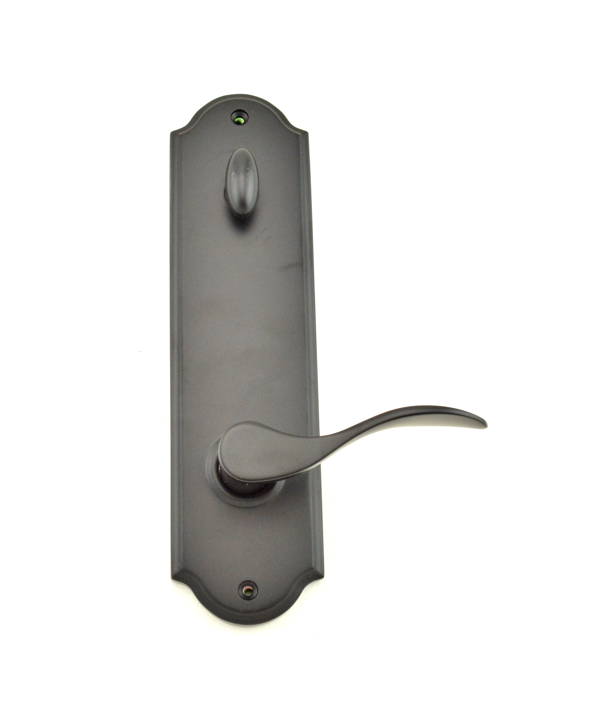 Weslock Bordeau Interior Single Cylinder Handleset Trim for Mansion or Philbrook with Adjustable Latch and Round Corner Strikes Weslock