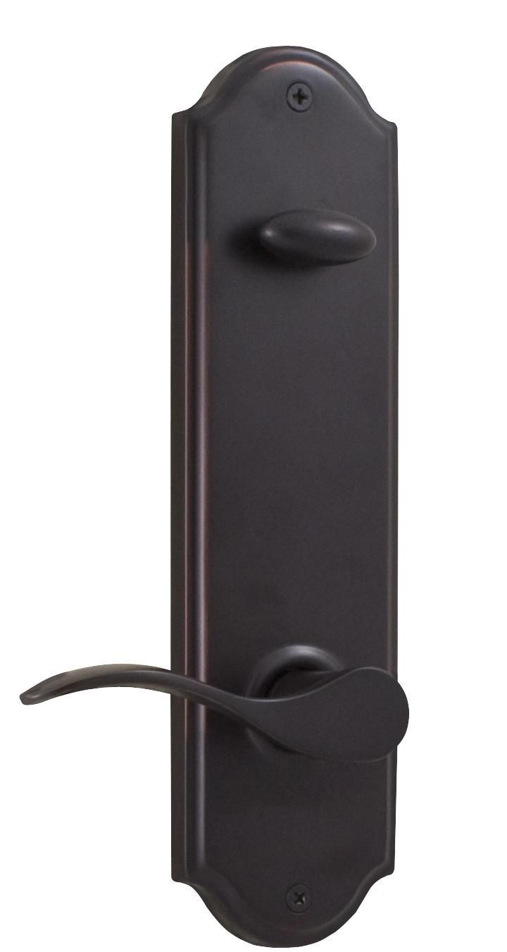 Weslock Bordeau Interior Interconnected Handleset Trim for Mansion or Philbrook with Adjustable Latch and Round Corner Strikes Weslock