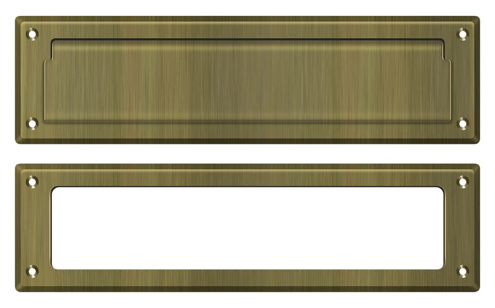 Deltana Mail Slot 13-1/8" with Interior Frame; Deltana