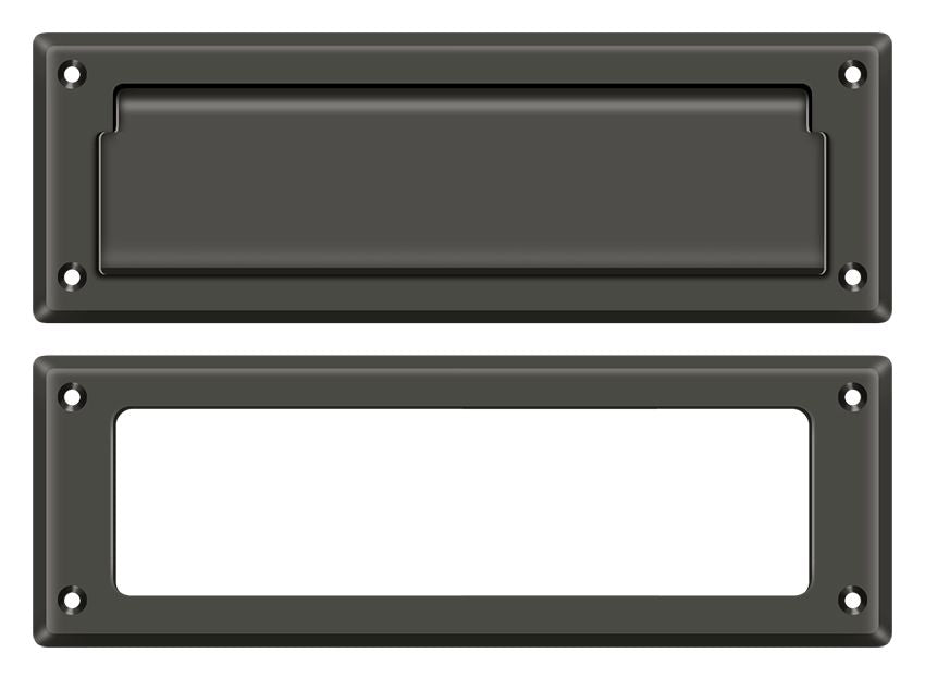 Deltana Mail Slot 8-7/8" with Interior Frame; Deltana
