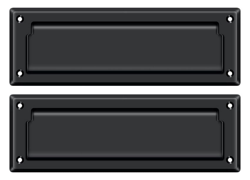 Deltana Mail Slot 8-7/8" with Back Plate; Deltana