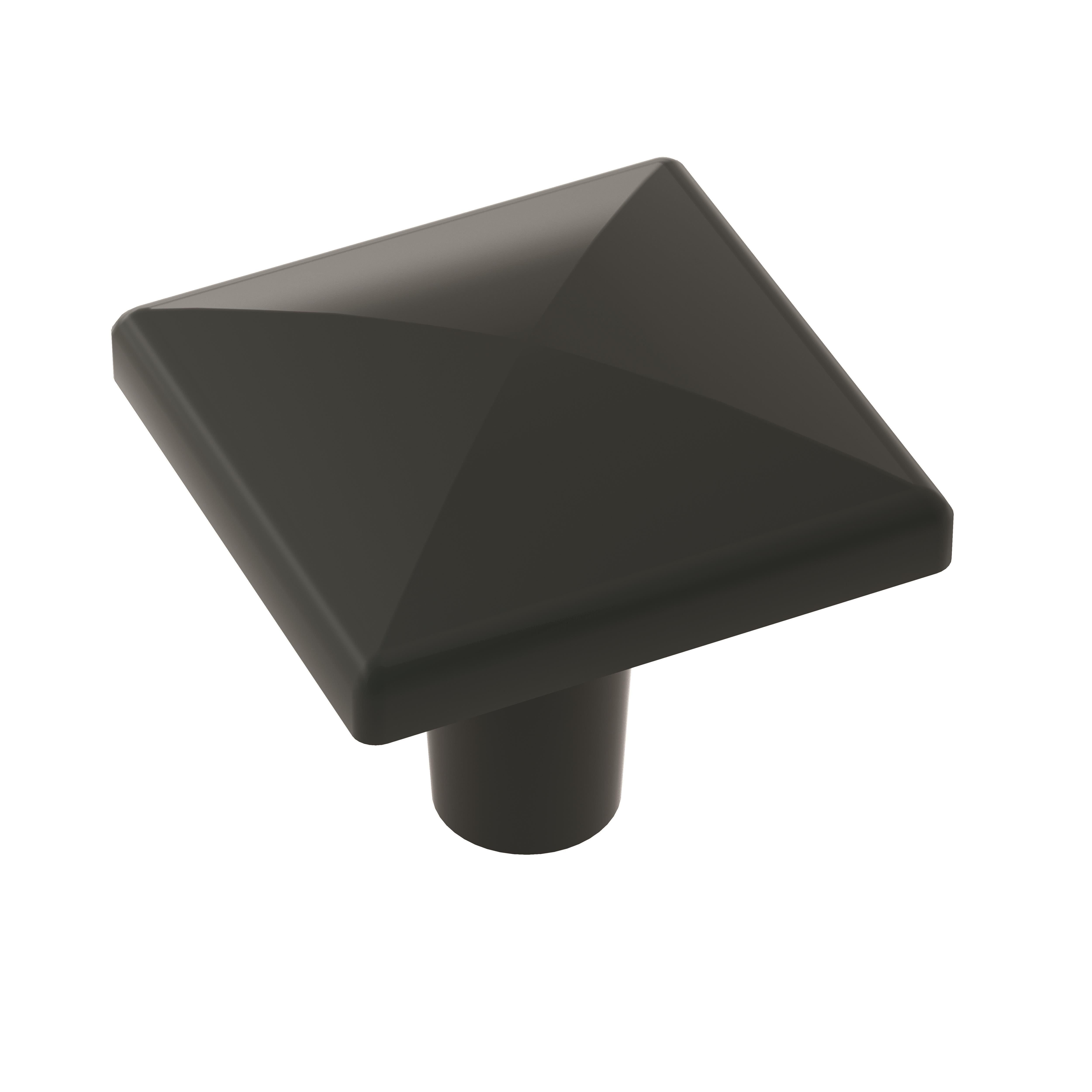 Amerock Extensity 1-1/8 in (29 mm) Length Cabinet Knob - 29370 Everyday Basics