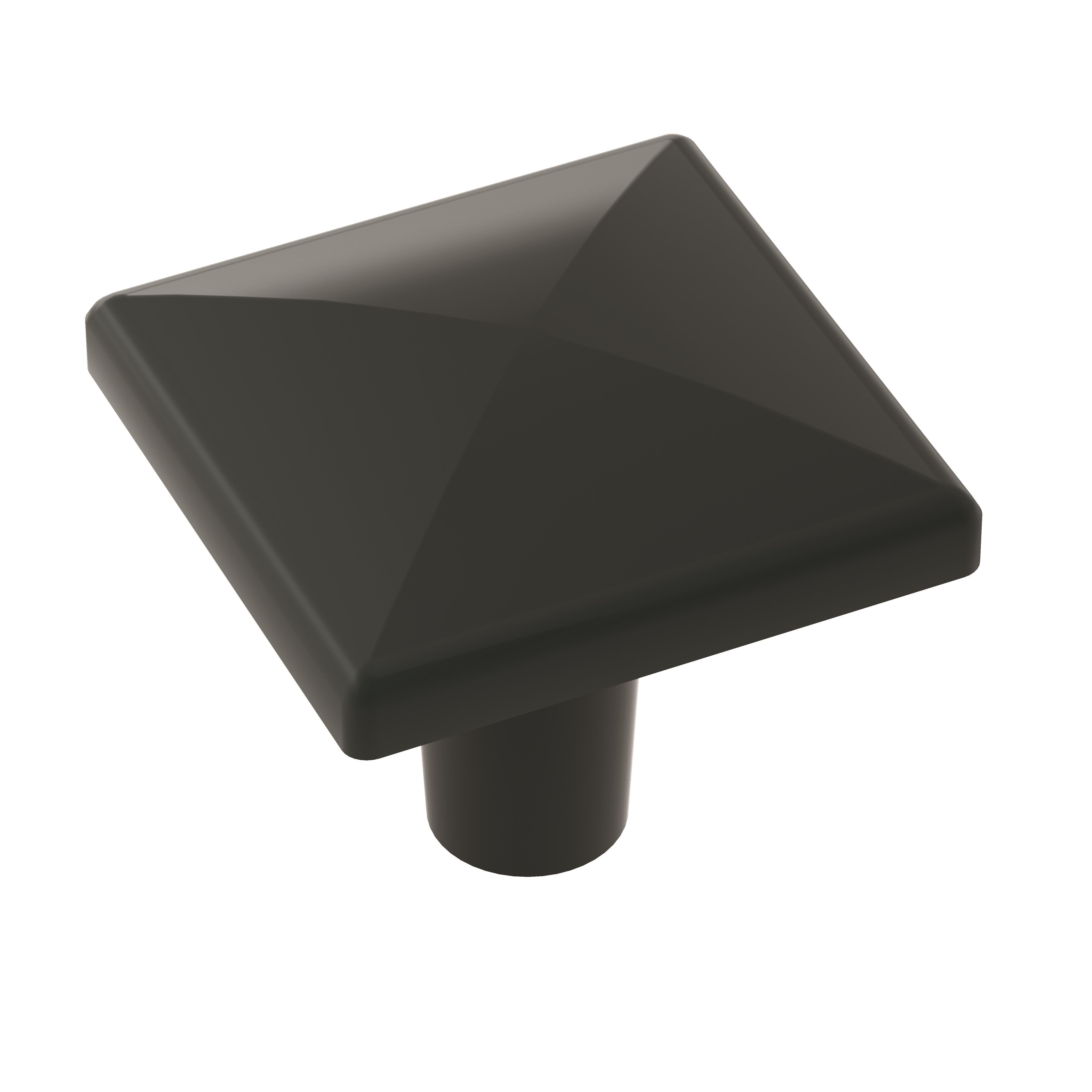 Amerock Extensity 1-1/2 in (38 mm) Length Cabinet Knob - 29398 Everyday Basics