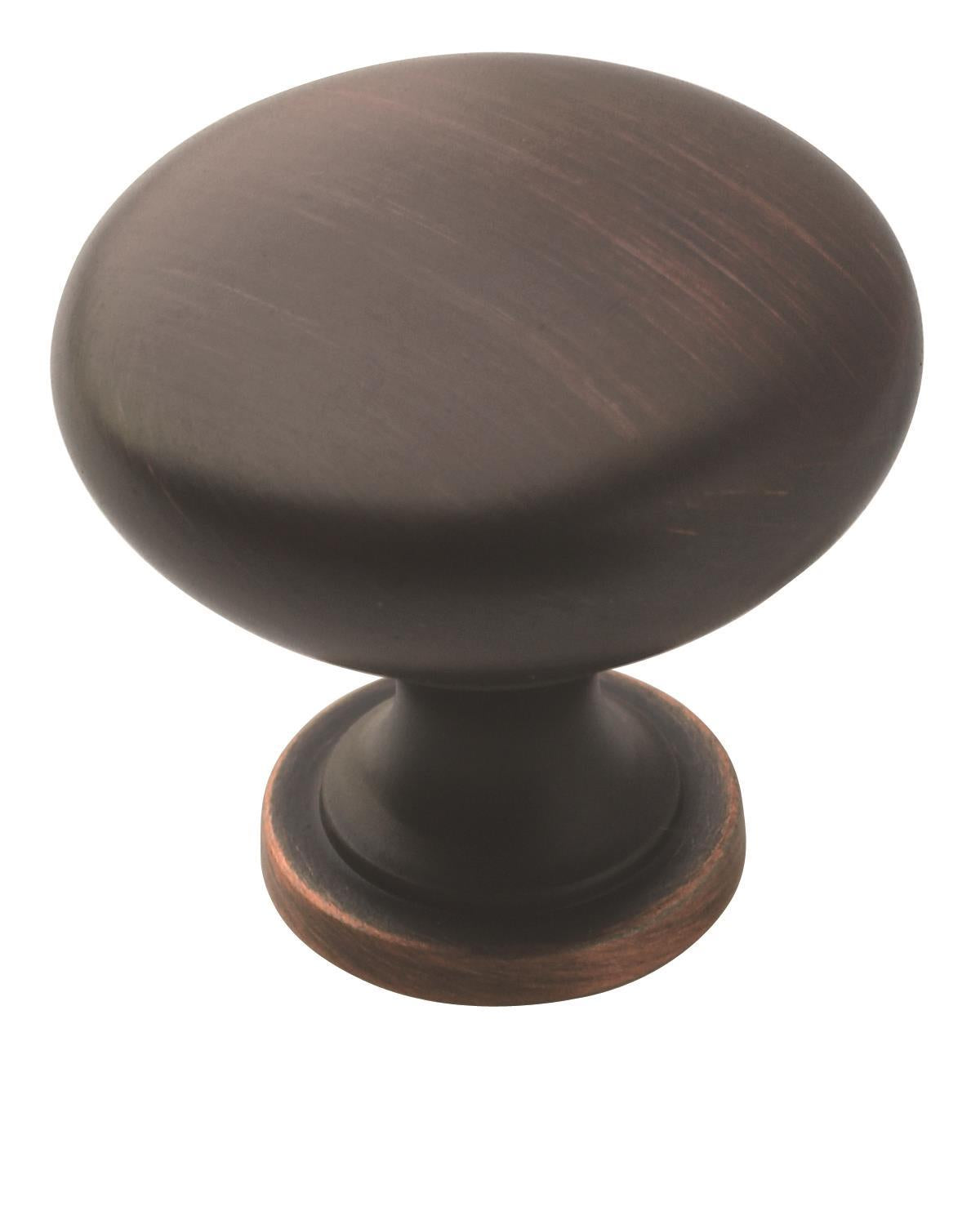 Amerock Edona 1-1/4 in (32 mm) Diameter Knob - 10 Pack - 53005 Amerock