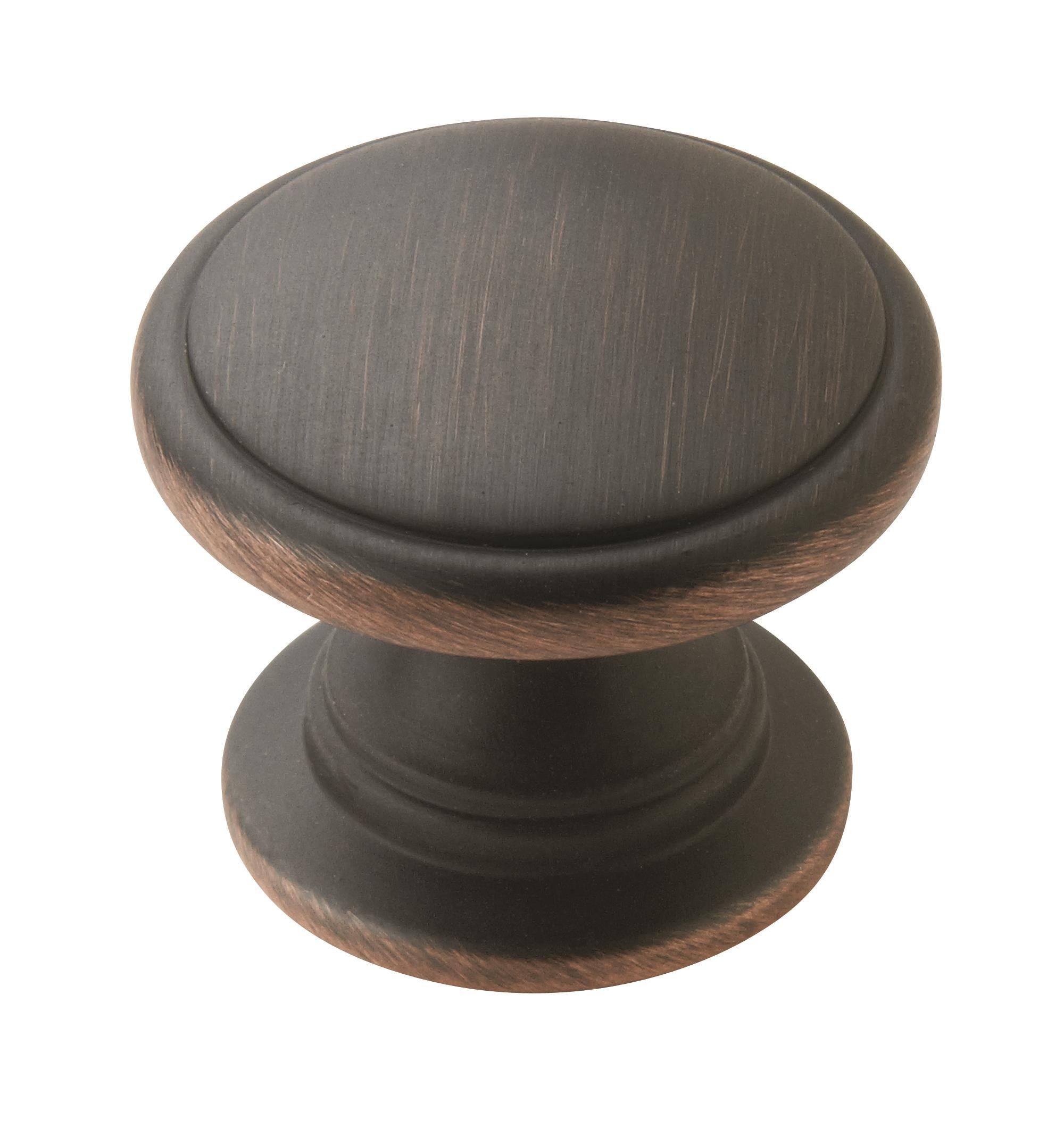 Amerock Ravino 1-1/4 in (32 mm) Knob - 25 Pack - 53012 Everyday Basics