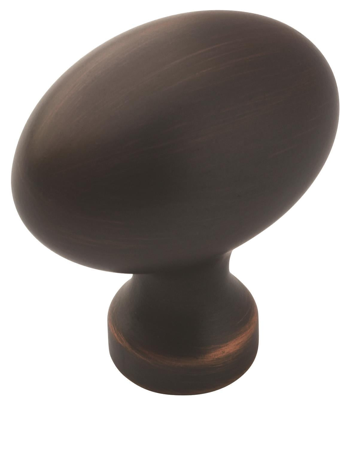 Amerock Vaile 1-3/8 in (35 mm) Length Knob - 53014 - 10 Pack Everyday Basics