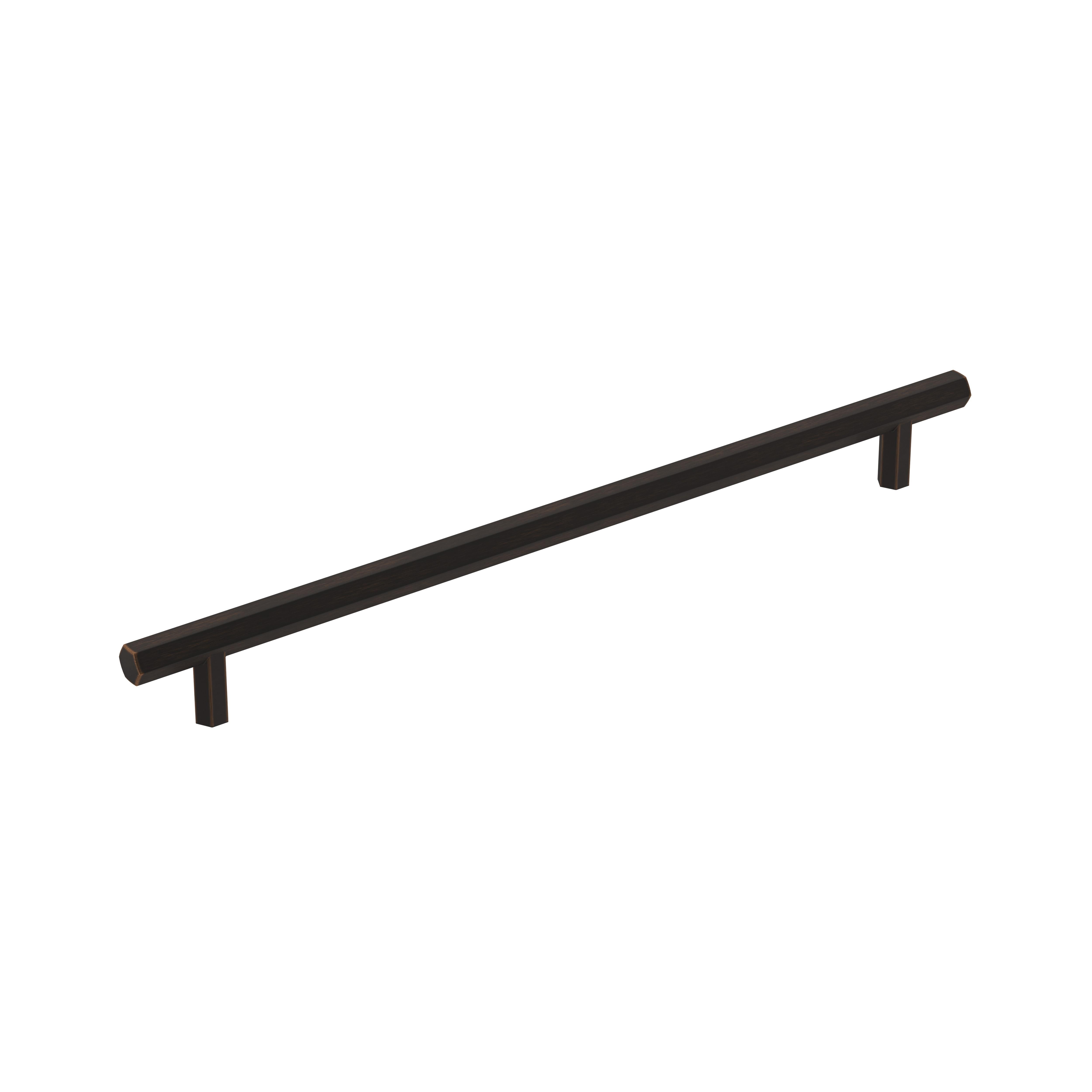 Amerock Caliber 10-1/16 in (256 mm) Center-to-Center Cabinet Pull - 36877 Amerock