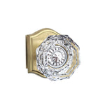 Baldwin Reserve Crystal Knob Passage with 6AL Latch and Dual Strike Baldwin Reserve