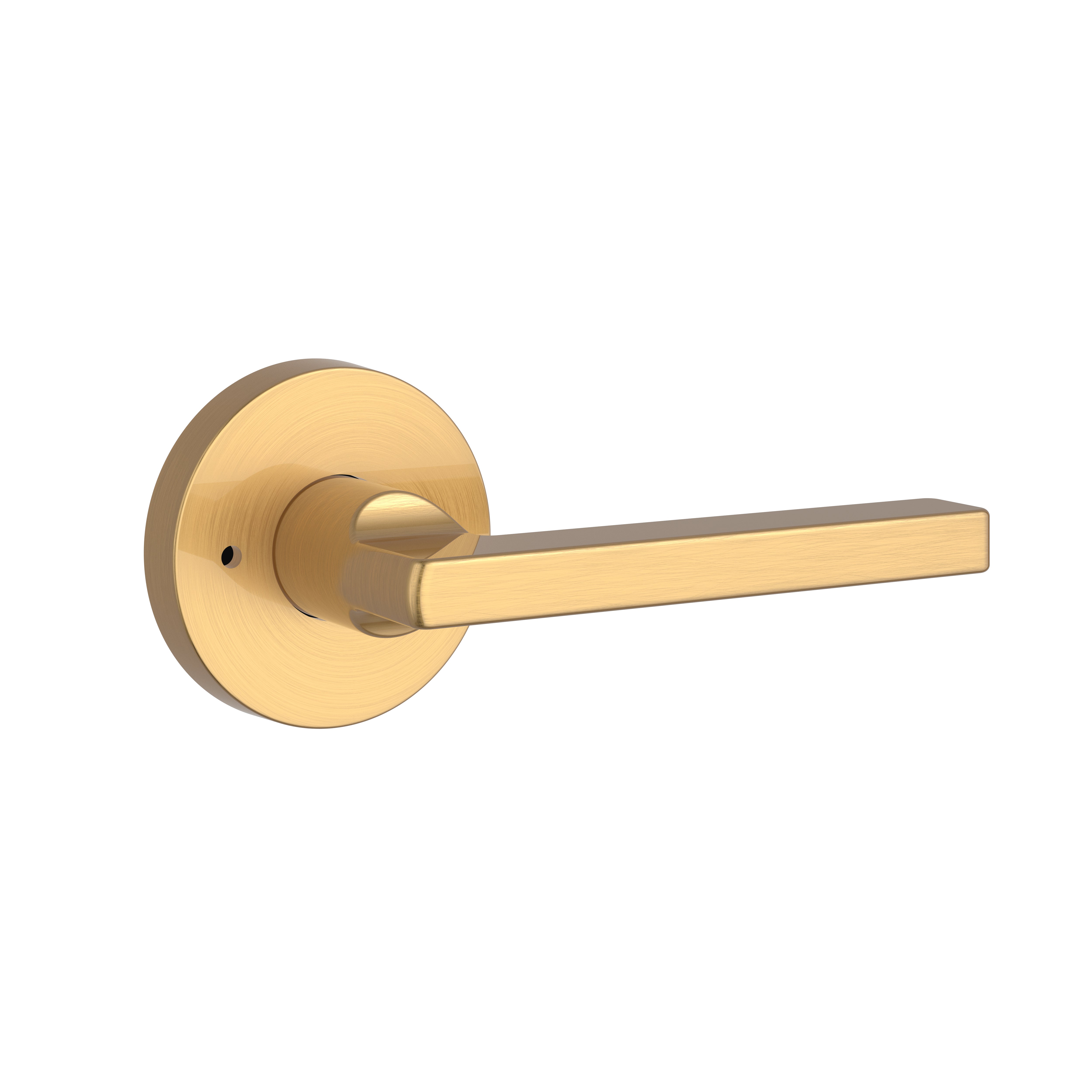 Baldwin Reserve Square Lever Privacy with 6AL Latch and Dual Strike Baldwin Reserve