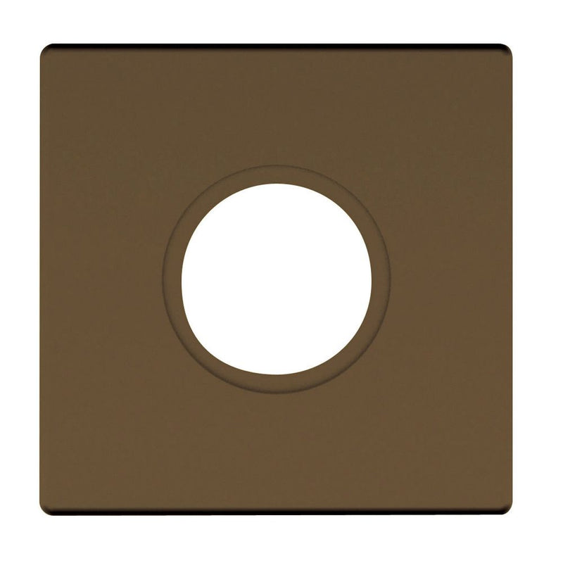 Baldwin R017  2-5/8" Contemporary Square Passage Rose Pair Baldwin Estate