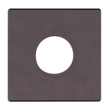 Baldwin R017  2-5/8" Contemporary Square Passage Rose Pair Baldwin Estate