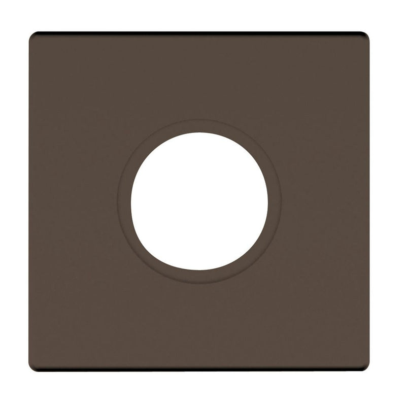 Baldwin R017  2-5/8" Contemporary Square Passage Rose Pair Baldwin Estate