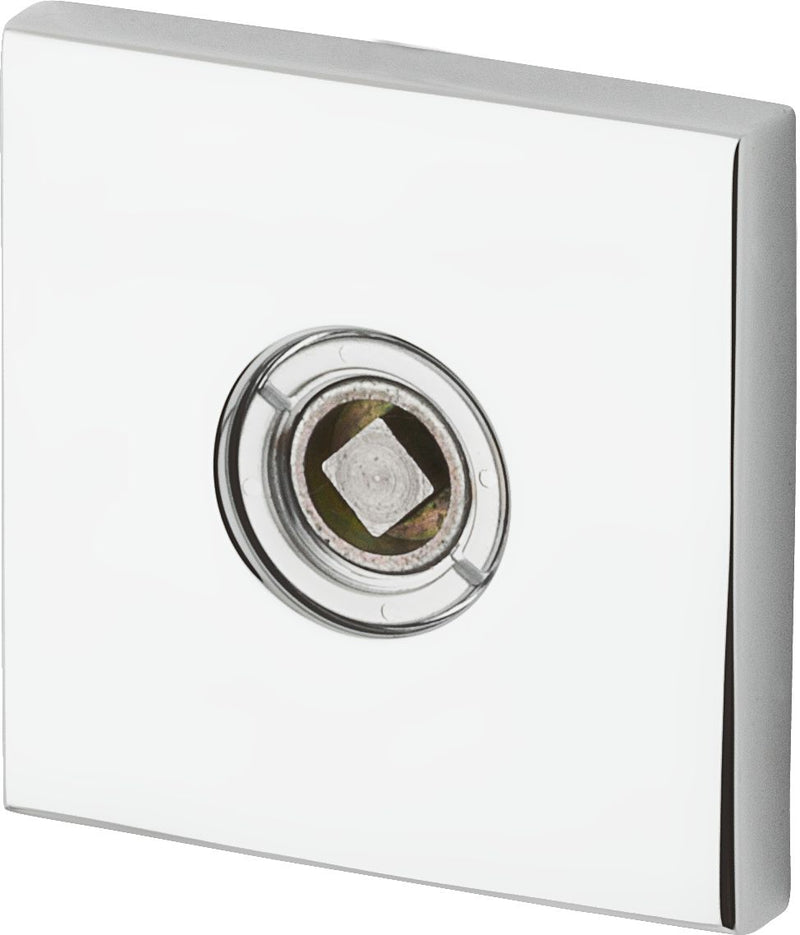 Baldwin R017  2-5/8" Contemporary Square Passage Rose Pair Baldwin Estate