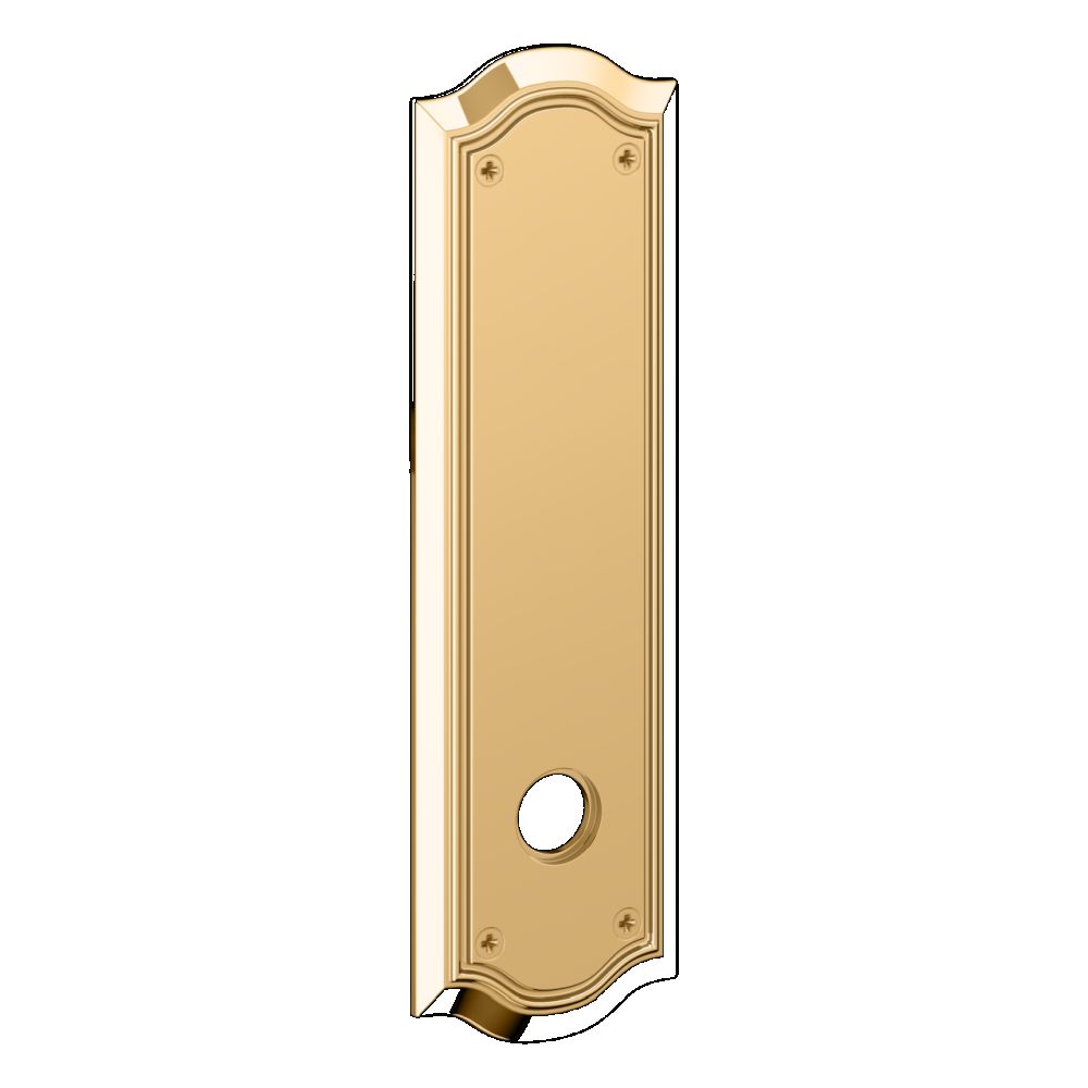 Baldwin R029  10-3/20" Bethpage Entry Rose Pair with Lever Adaptor