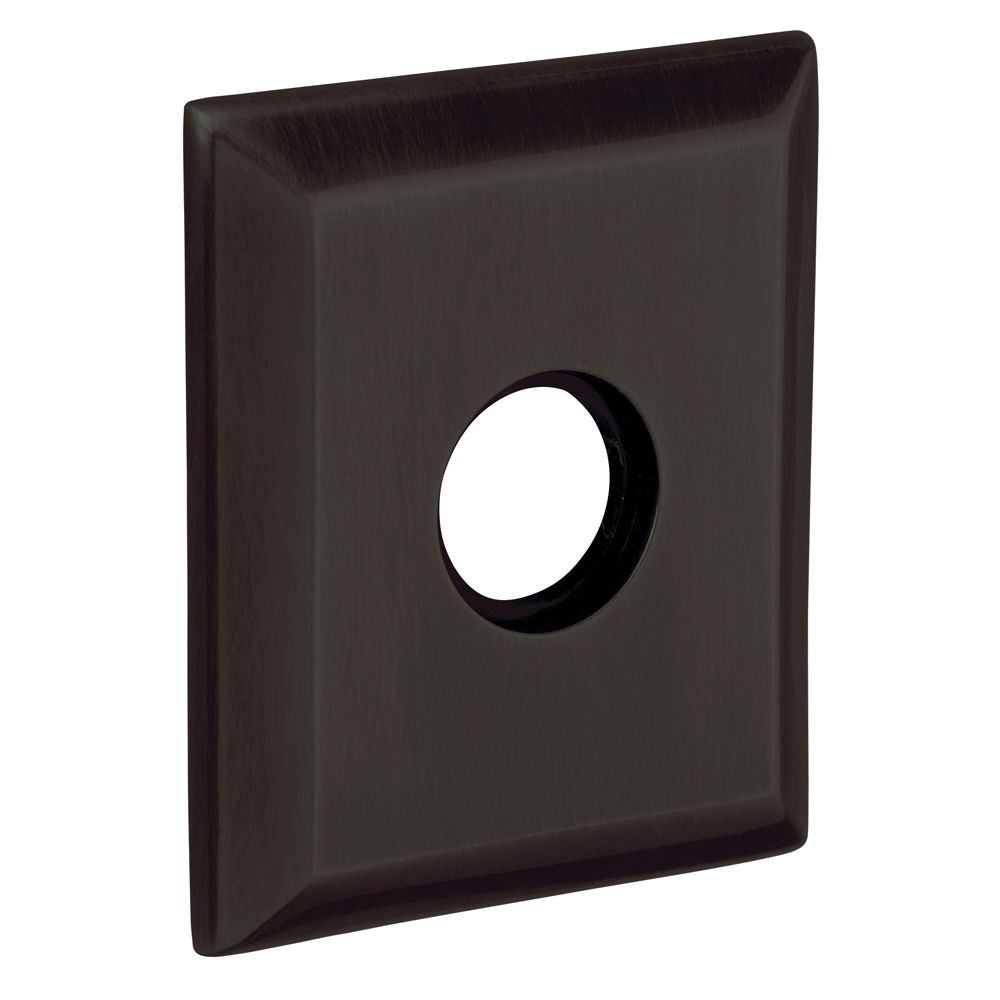 Baldwin R033  3-2/9" Square Passage Rose Pair Baldwin Estate